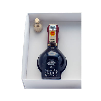 Aceto Balsamico Tradizionale di Modena D.O.P. DUETTO ”EXTRAVECCHIO + AFFINATO"