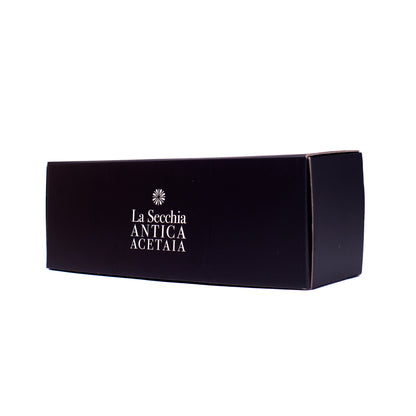 Coffret de dégustation, coffret cadeau, de 5 variétés de vinaigre balsamique de Modène par I.G.P.